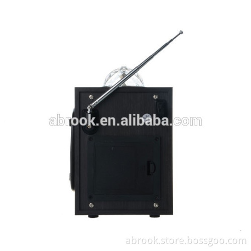 Hot selling disco light portable wooden speaker box